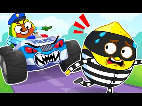 Download MP3 🚔 Yes! Police Monster Truck! 🤩✨ Rescue Team || Best Kids Cartoon by Pit \u0026 Penny Stories 🥑💖