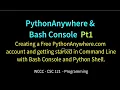 PythonAnywhere Bash Console pt1