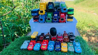 Disney Pixar Cras Unboxing Review Lightning McQueen Sally Carrera Tow Mater Doc Hudson