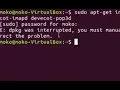 Solve ubuntu error - dpkg was interrupted you must manually run sudo dpkg -configure