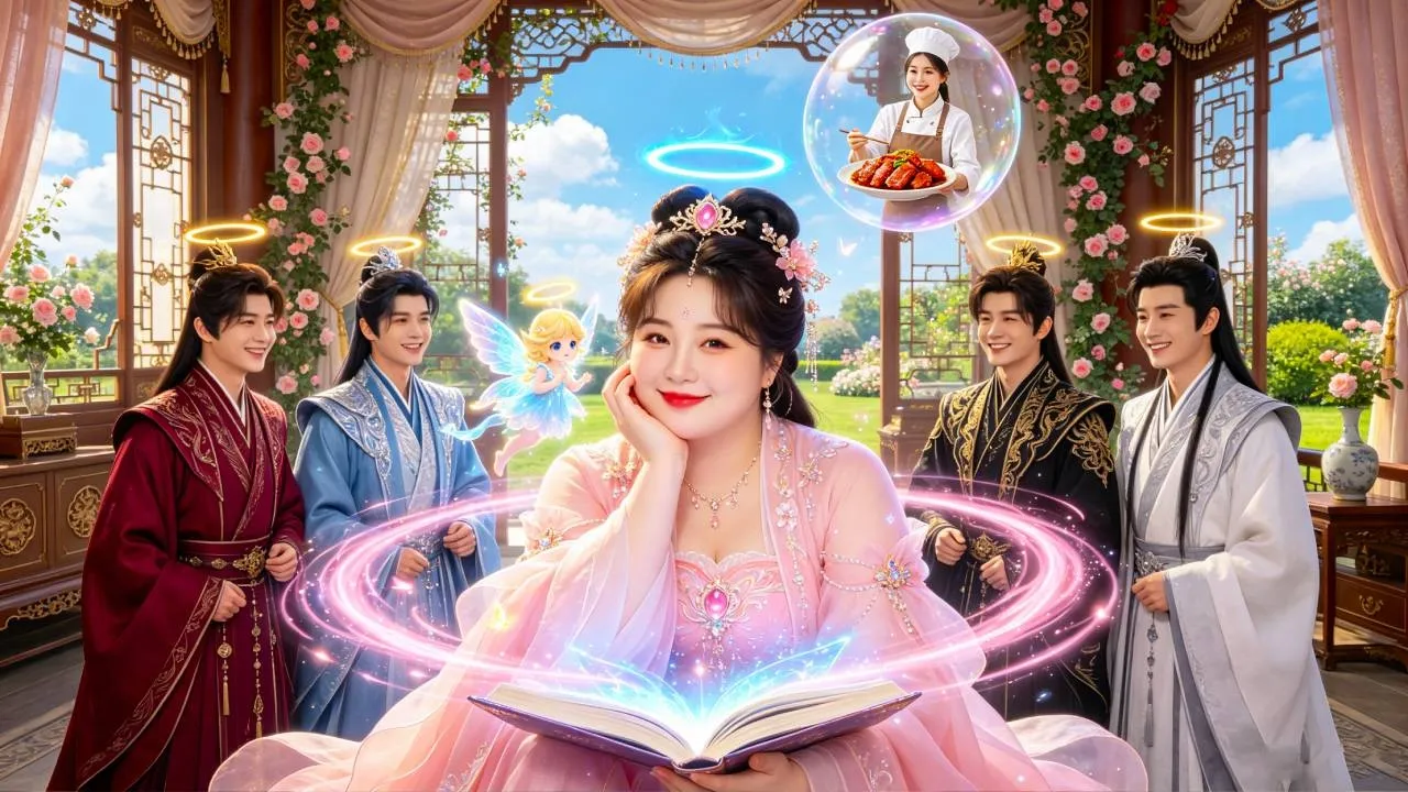 Chef reincarnates as a 220lb empress. Emperor hears her thoughts, exposes the villain, and spoils... poster