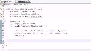 Java Programming Tutorial 64 JCheckBox