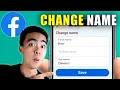 How to Change Your Name on Facebook 2026 Update