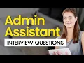 Admin Assistant Interview Questions Answers General Behavioral