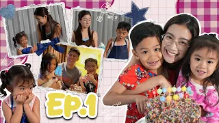 First Time With The Kids | Ep. 1: Baking Junniedad's Birthday Cake 🎂