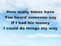 A Satisfied Mind Jhonny Cash Lyrics