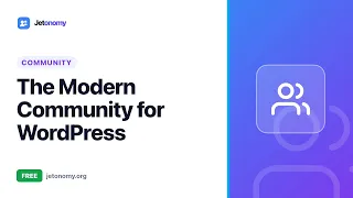 Jetonomy The Modern Community Platform for WordPress