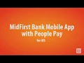 People Pay iOS Mobile App MidFirst Bank