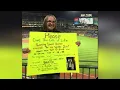 Woman uses sign at Pittsburgh Pirates game to ask for liver donation to save uncle