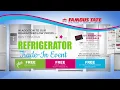 Refrigeration Trade-In Event at Famous Tate
