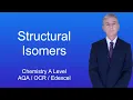 A Level Chemistry Revision Structural Isomers