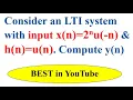 Q1b Compute the convolution sum y n with the input x n and impulse response h n