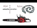 Replacing adjusting the chain on your 2018 - 19 Craftsman chainsaw