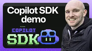 GitHub Copilot SDK demo Creating Flight School