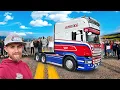 I invited everyone to drive in my truck before Truck Feat Scotland