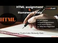 HTML Assignment Help