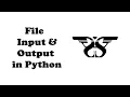 87 File Input and Output in Python with Code Read Write and Append read readline