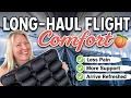 Is This the Secret to Surviving Long Flights Sondur Travel Cushion