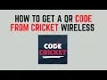 How To Get a QR Code From Cricket Wireless - eSIM Activation Where To Find It on Your Phone