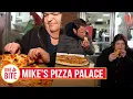Barstool Pizza Review - Mike s Pizza Palace Naugatuck CT With Special Guest Uber Debbie