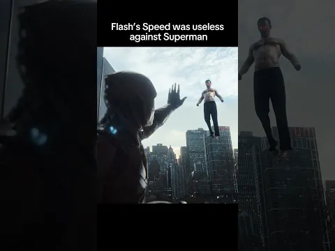 Flash Couldn’t Even Touch Superman ☠️ #shorts