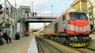 أسرع قطار شوفته في حياتي يمر بمحطة دمنهور دندنها