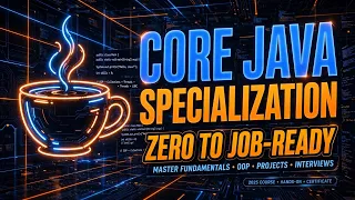 Learn Java from Scratch Core Java Specialization