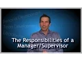 Responsibilities of a Manager Supervisor