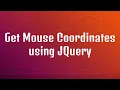 Get Mouse Coordinates using JQuery