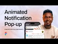 Figma Tutorial Animated Notification Pop-Ups for Mobile Step-by-Step Guide