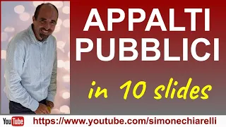 APPALTI in 10 slides a cura di Simone Chiarelli (6/10/2024)