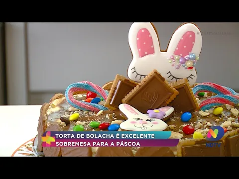 Torta de Bolacha é excelente sobremesa para a Páscoa