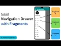 Navigation Drawer with Fragments in Android Studio Android Navigation Drawer Tutorial 2023