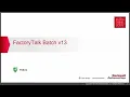 FactoryTalk Batch v13