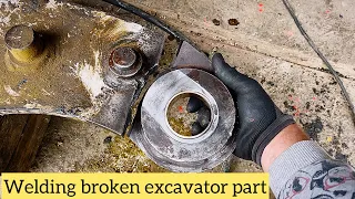 Why no welders talk about welding broken parts on excavator