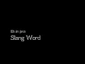 Do an Java - Slang word dictionary