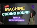 Accenture React JS Redux Interview Questions Answers 2-3 Years Experience Machine coding
