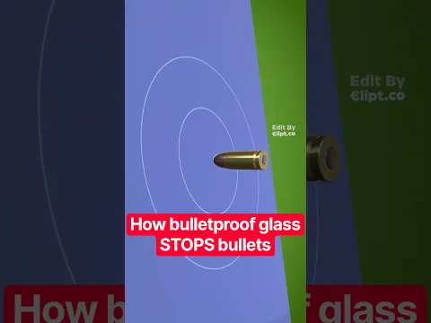 How bulletproof glass STOPS bullets..