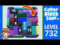 Color Block Jam Level 732 Solution Walkthrough