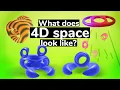 I visualized 4D shapes