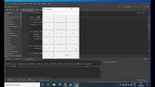 make a simple calculator with Tkinter python