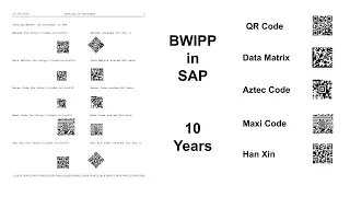How to Print QRcodes Data Matrix Aztec Codes Maxi Code and Han Xin Barcodes in SAP