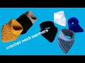 How to Crochet a Crocodile Stitch Neck Warmer Easy Quick Tutorial