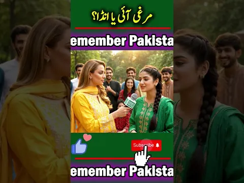 pehly murghi aa ya anda #funnyinterview #viralinterview #womens #women #foryoureels