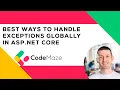 Global Exception Handling in ASP NET Core Web API NET 8