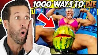 er doctor reacts to dumbest 1000 ways to die injuries 26