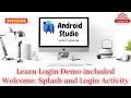 Android Login practical using Java included Welcome Splash and Login Activity CDPatel Digital Room