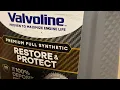 Valvoline restore protect a good oil 7k mile update Changing oil soon