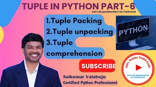 65 Tuple Packing Unpacking in Python Is Tuple Comprehension Real