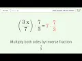 Solve 3x 7 11 18 Linear Equation Solution Tiger Algebra